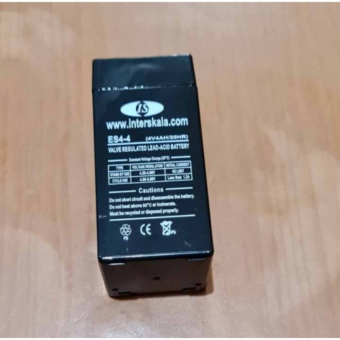 Bagus Batrai Timbangan Duduk Batre Aki 4Volt / Batre Kering 4V