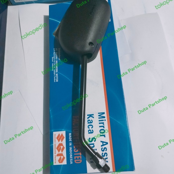 Sepasang Spion Skywave Hayate Hitam Nr Kanan Kiri Original Sgp