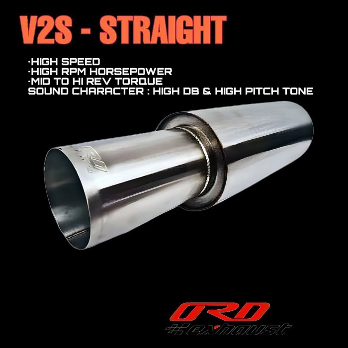 Muffler V2s ORD exhaust