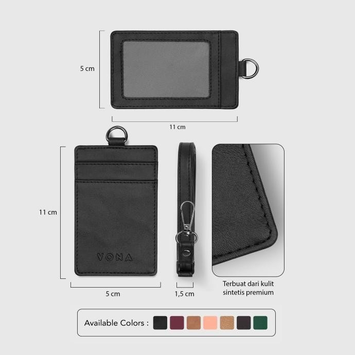 VONA Zodiac Lanyard Wallet - Dompet Kartu ID Card Holder Tali Lanyard LA