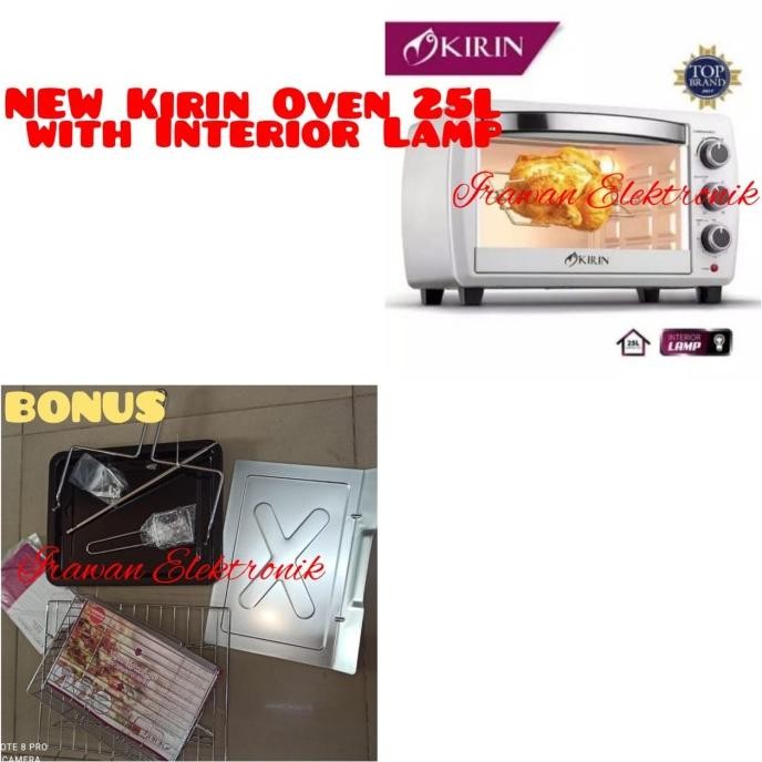 Sale Kirin Electric Oven Kbo 250 Ra 250Ra Kbo250 Kbo250Ra Oven Listrik 25 L