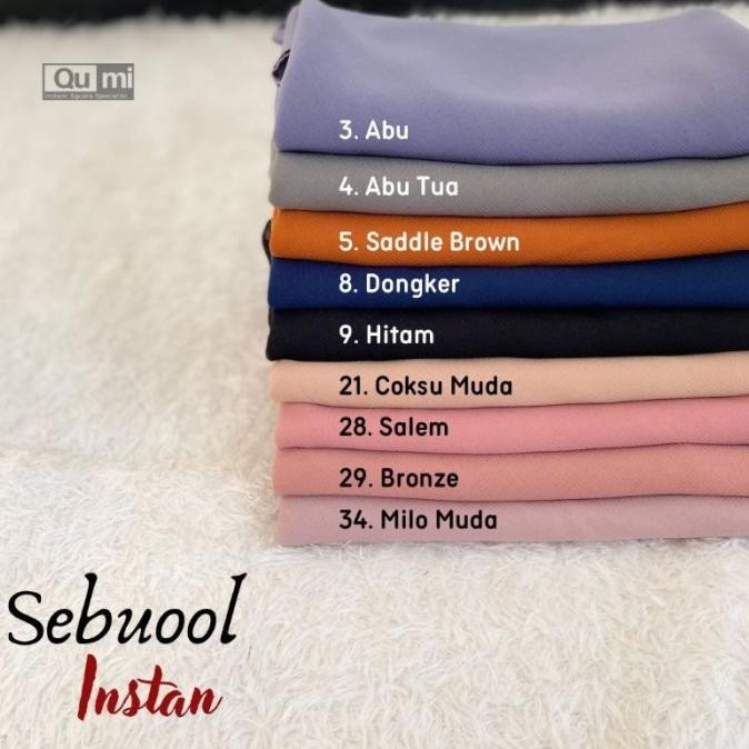 NEW PRODUK HIJAB INSTAN QUMI SEBUOOL RAPI SEKALI TIUP 