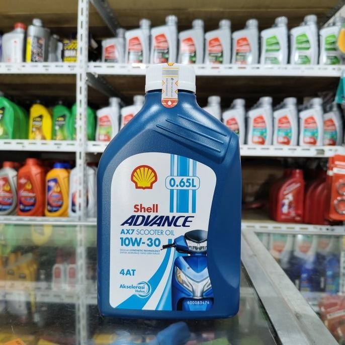 Oli Shell advance Ax7 matic 0.65L Beat, scoopy, genio Berkualitas