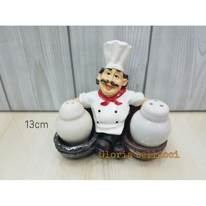 

BERGARANSI SALT PEPPER CHEF / KOKI TEMPAT BUMBU MERICA GARAM LADA