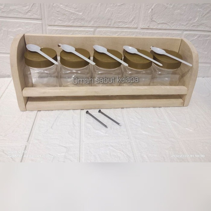 

PROMO SPECIAL TEMPAT BUMBU DAPUR SET RAK TOPLES BUMBU