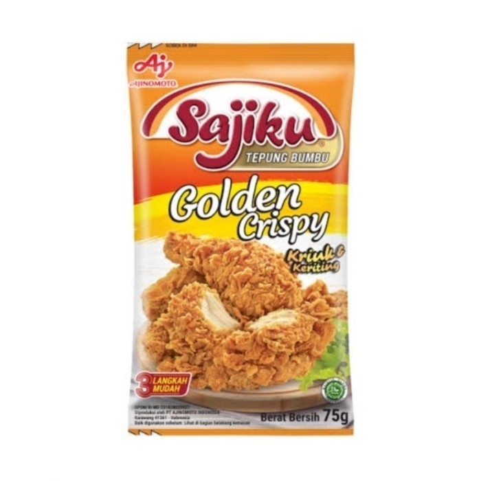 

TERUJI Tepung Bumbu Sajiku Serbaguna dan Golden Crispy 75 gr 1 Renceng isi 10