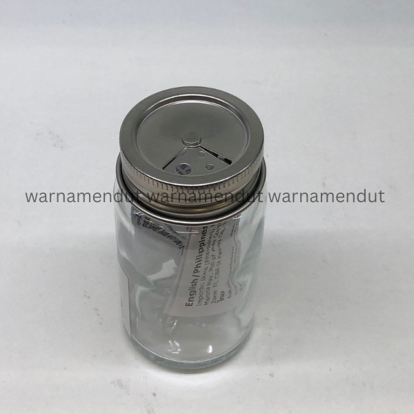 

DISKON Stoples tempat bumbu dapur elegan bahan kaca ukuran 6cl WMO IK3204