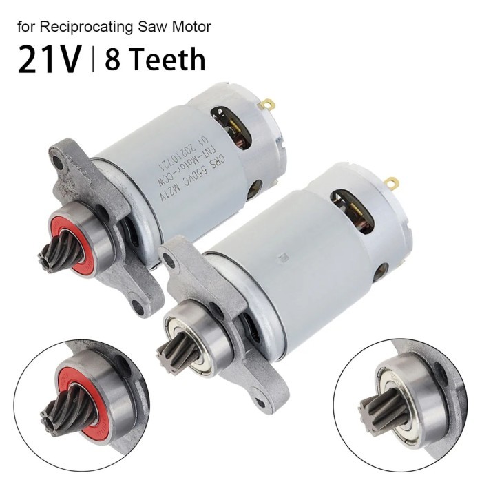 RS550 8 TEETH DC MOTOR HIGH POWER RS 550 RECIPROCATING SAW MICRO