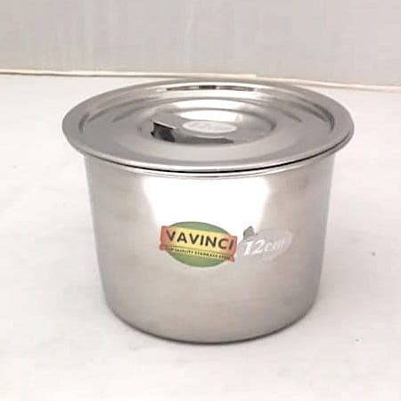 

TERPERCAYA Tempat bumbu / sambal stainless Vavinci lebar 120 mm tinggi 80 mm
