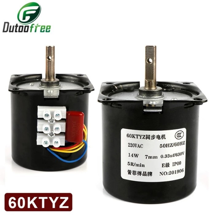 1PC 60KTYZ PERMANENT MAGNET SYNCHRONOUS MOTOR AC 220V 14W SYNCHRONOUS