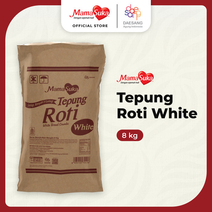 

Terlaris Mamasuka Tepung Roti White 8 Kg