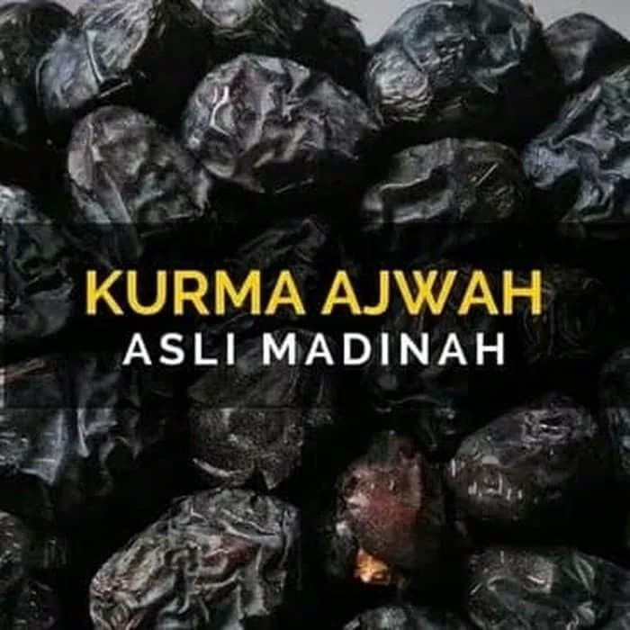 

Terbaru 1Kg Kurma Ajwa /Kurma Nabi Original Best Quality