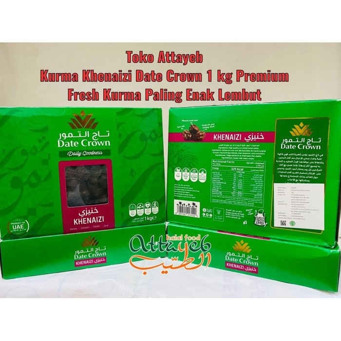 

Diskon Kurma Khenaizi Date Crown 1 Kg Premium Fresh Kurma Paling Enak Lembut