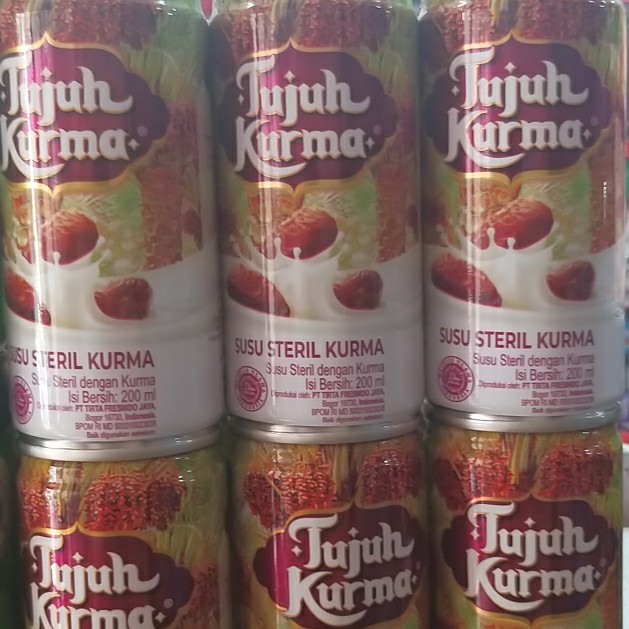 

Promo!! Susu Steril Rasa Kurma " Tujuh Kurma " 200Ml Kartonan Mirip Bear Brand