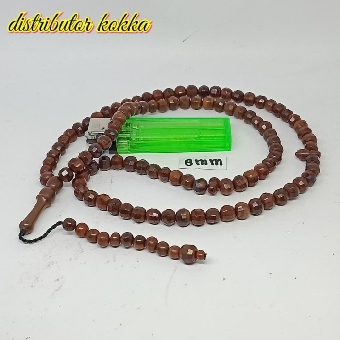 Best Seller Tasbih Kokka 99 Model Cutting Diamond Ukuran 08 Mm