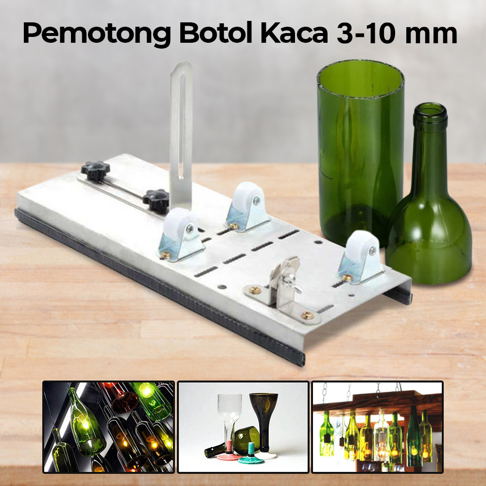 

YOYU Pemotong Botol Kaca Glass Bottle Cutter DIY Tool 3-10mm - WD20