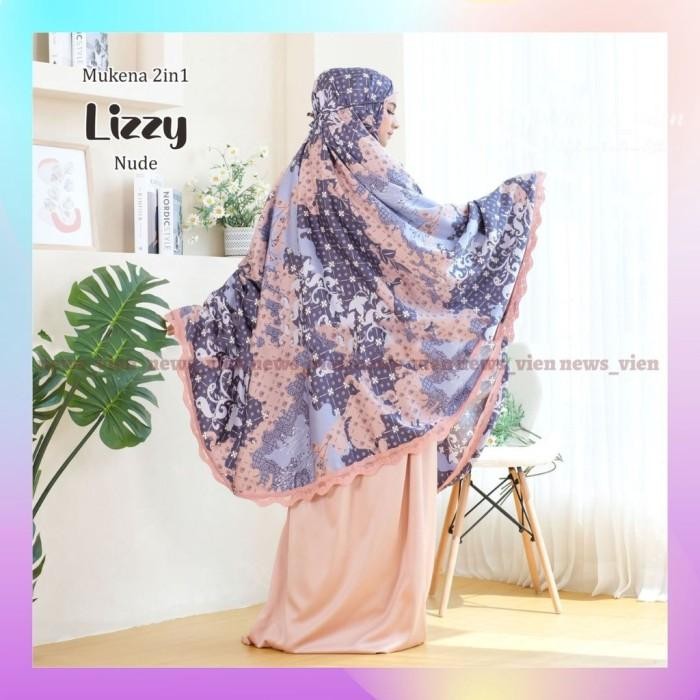 Mukenah dewasa satin silk maxmara adem 2in 1 terbaru premium lizzy lembut premium