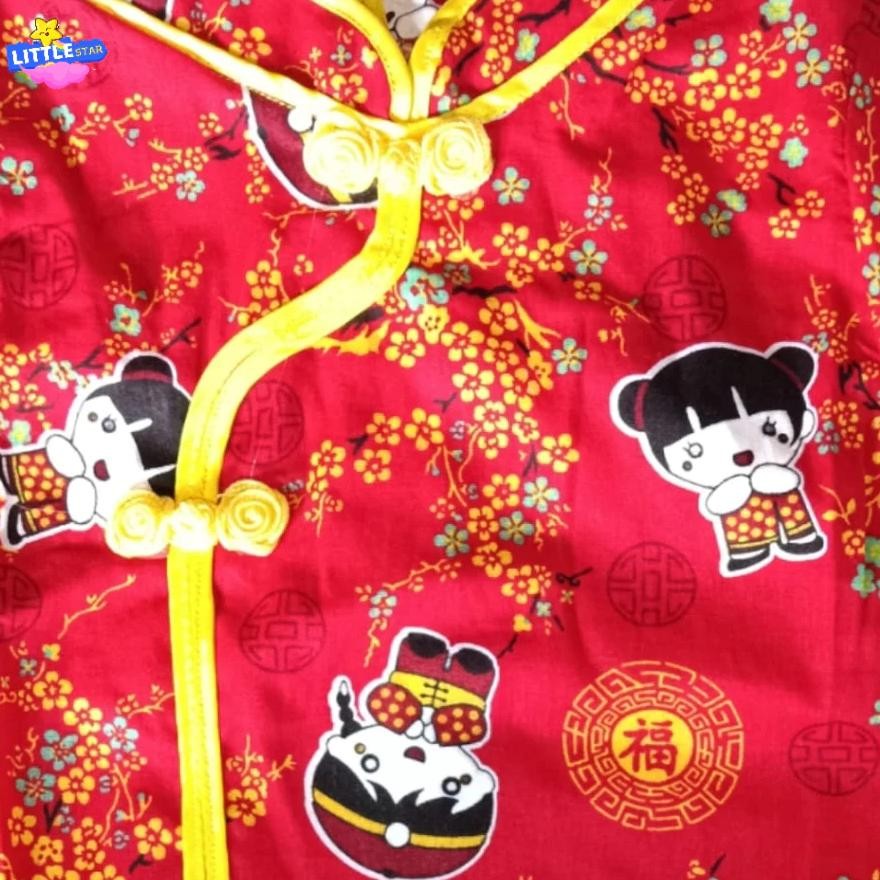 CR - SETELAN BAJU CINA ANAK DRESS WANITA CHEONGSAM IMLEK TERLARIS