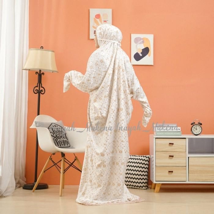 Mukena Terusan Dewasa Sutra Paris Milo lembut premium