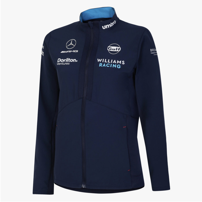 Williams Racing F1 2023 Womens Presentation Jacket. Jaket Wanita Formula 1
