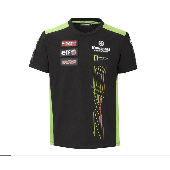 Kawasaki WSBK WorldSBK World Superbike 2023 Team T-Shirt. Kaos Pria