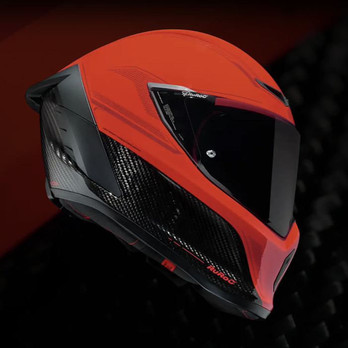 RUROC EOX COLOUR SANGUIS HELMET. Helm full face sepeda motor