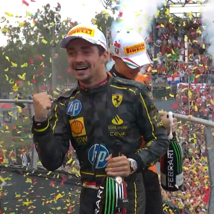 Official F1 2024 Italia GP Monza Podium Cap. Topi Pembalap Juara 1 Formula 1
