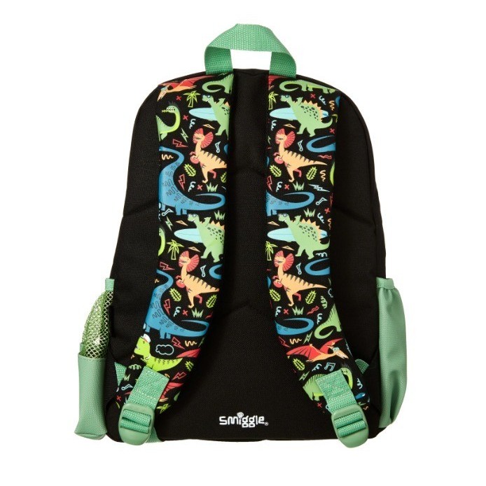 Langsung Checkout SMIGGLE BLACK DINO WANDER JUNIOR BACKPACK / RANSEL SMIGGLE ANAK