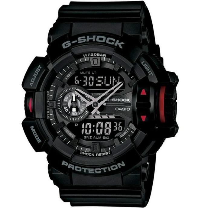 Casio G-Shock Ga-400-1B / Gshock Ga400 Original & Bergaransi