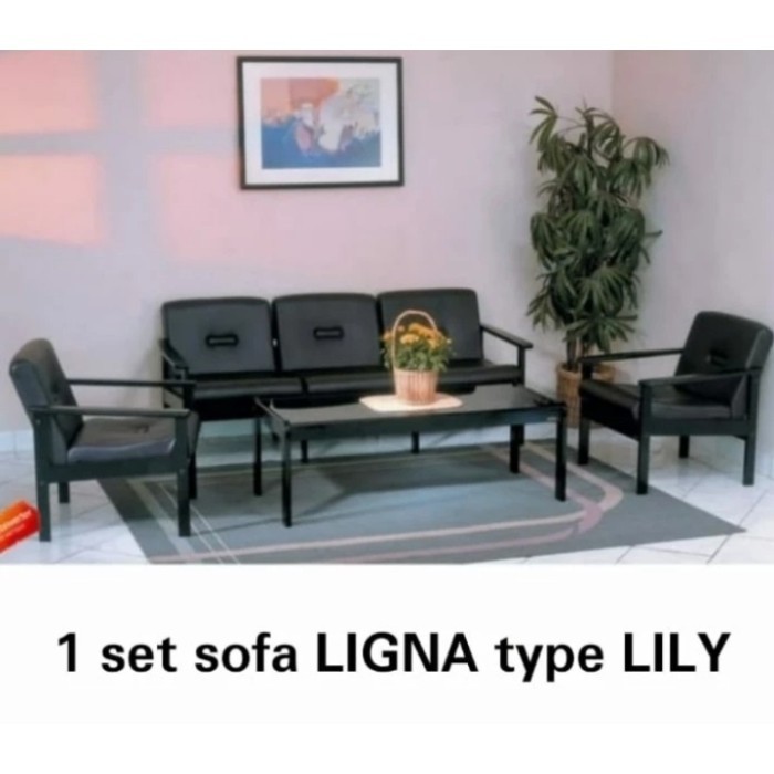 Set Meja dan Kursi Tamu Ligna Lily