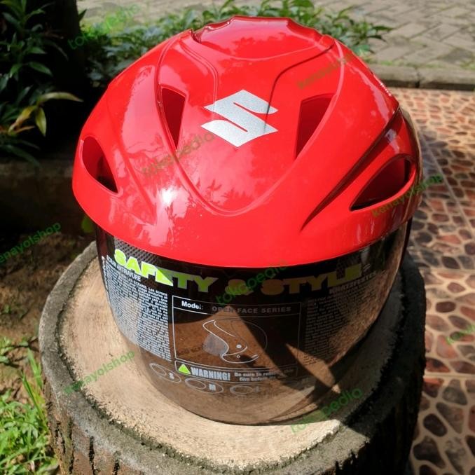 Promo Helm Suzuki Original Sgp Warna Merah