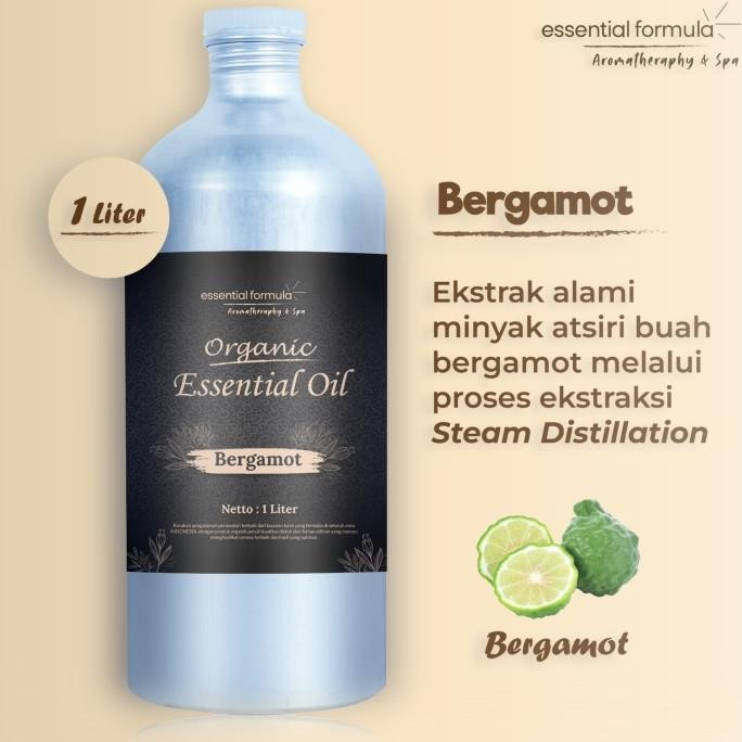 

SALE! 1L ORGANIC BERGAMOT ESSENTIAL OIL JERUK BERGAMOT MURNI 100%