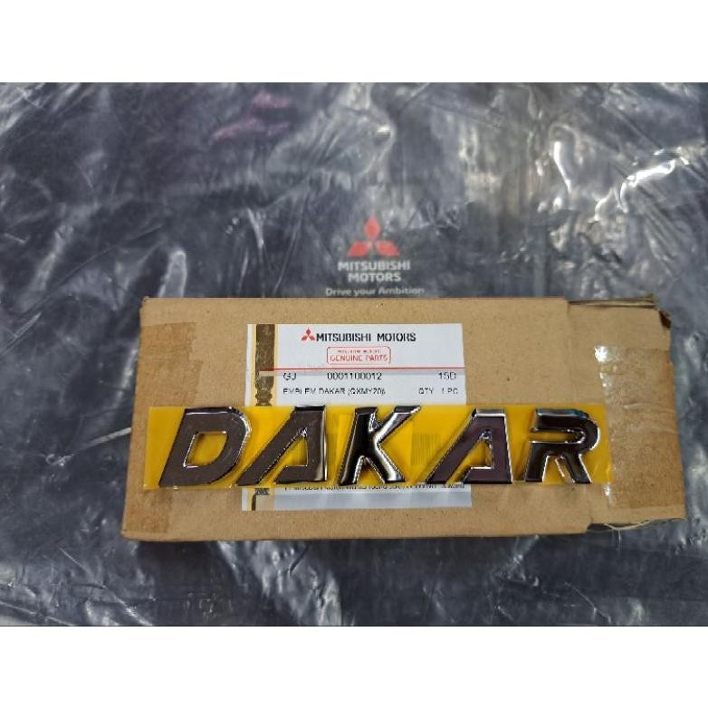 Emblem Dakar Asli Mitsubishi New Pajero Sport 2022