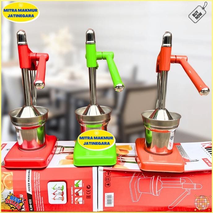

SALE! SALE!! ALAT PEMERAS JERUK TUAS HAND JUICER JUS PEMERAS JERUK KIMITSU
