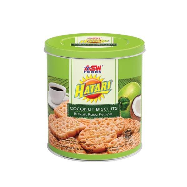 

ASW HATARI BISKUIT RASA KELAPA TIN 325 GR