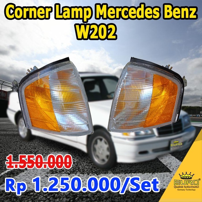 Promo Corner Lamp W202 / Lampu Sein Mercy W202 Ori Two Colour