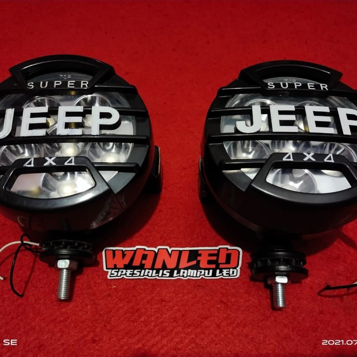 Promo Lampu Sorot Jeep Super 4X4 30 W 6" 12/24 Led Untuk Lampu Mobil Ofroad