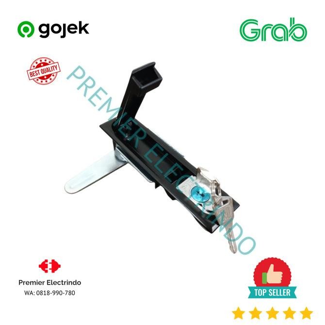 terbaru kunci push lock hitam ms 480 2b - lidah kecil box panel listrik mcb