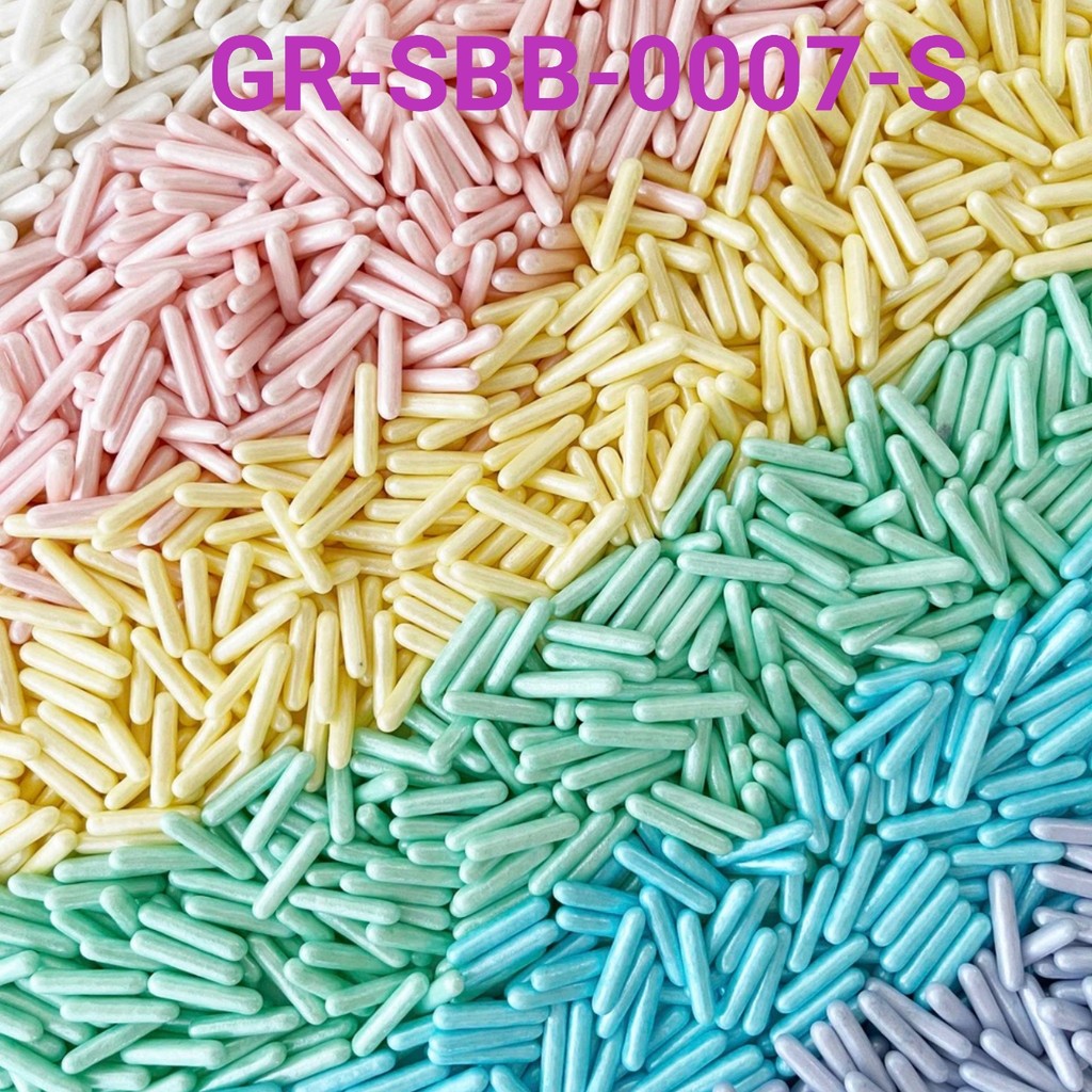 

GR-SBB-0007-S Sprinkles trimit sprinkel 100gr ungu pink biru hijau (sprinkles)