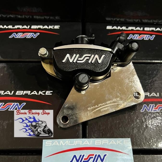 Kaliper Nissin Samurai 2Piston Depan Piringan 260Mm & Std Mio Old, Mio Sporty, Mio Soul J, Mio M3, X