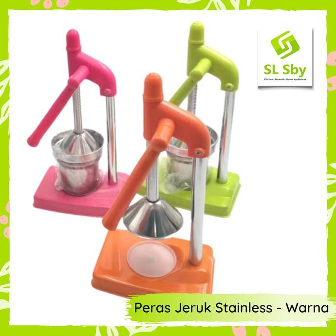 

SALE! PERAS JERUK STAINLESS JUICER MANUAL ALAT PEMERAS JERUK