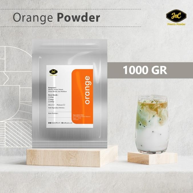 

SALE! JNC ORANGE POWDER 1KG I BUBUK MINUMAN RASA JERUK