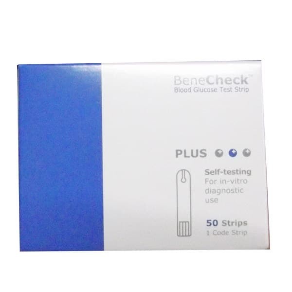 BENECHECK GLUCOSE STRIP 50 / Test Strip / TEST GULA DARAH