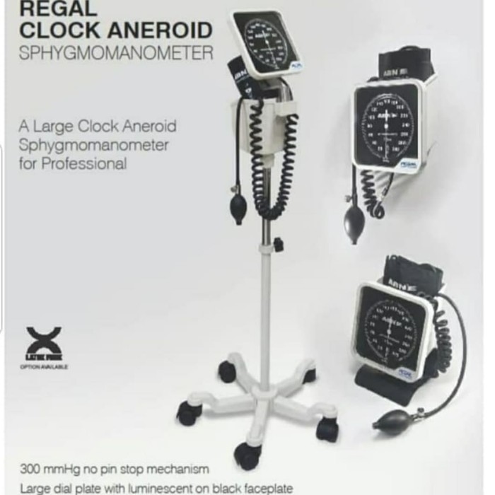 Tensimeter Aneroid Stand Regal ABN/Clock Mobile Bigben ABN