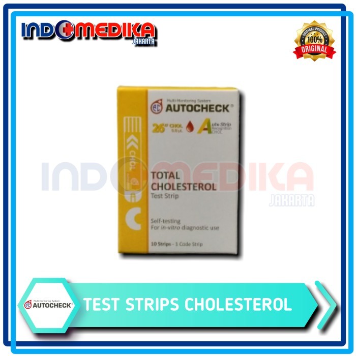 Strip Autocheck Kolesterol / Strip Kolesterol Autocheck Auto Check