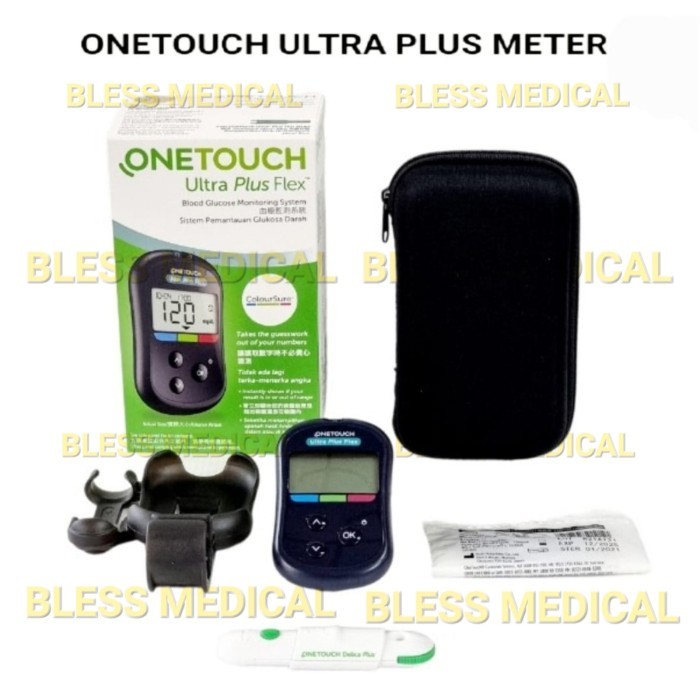 Onetouch Ultra Plus Flex Meter/Alat Gula Darah One Touch (Hanya Alat)