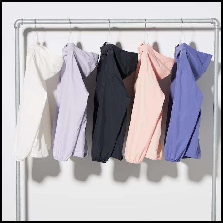 terbaru uniqlo jaket parka saku hoodie wanita pocketable uniqlo 437048 pink best seller