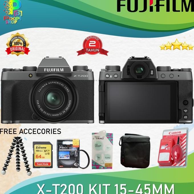 Fujifilm X-T200 Kit 15-45Mm - Fuji X-T200 Kit 15-45Mm - Fuji Xt200 Kit