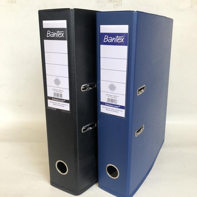 

ZOE ODNER BANTEX PLASTIK FVC FOLIO (F4) 1465 /7CM -HITAM/BIRU PERLUSIN ISI (15)