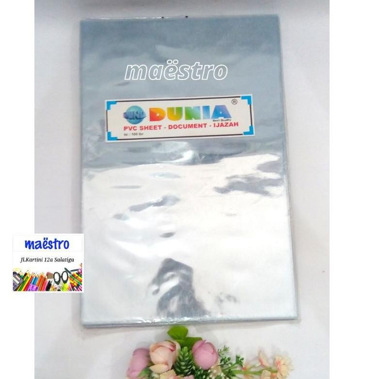 

RUBYSU PLASTIK PRESS F4/ FOLIO (100PCS/1 PAK) / PLASTIK PRESS IJAZAH / KARTU KELUARGA/ AKTE /DOCUMENT